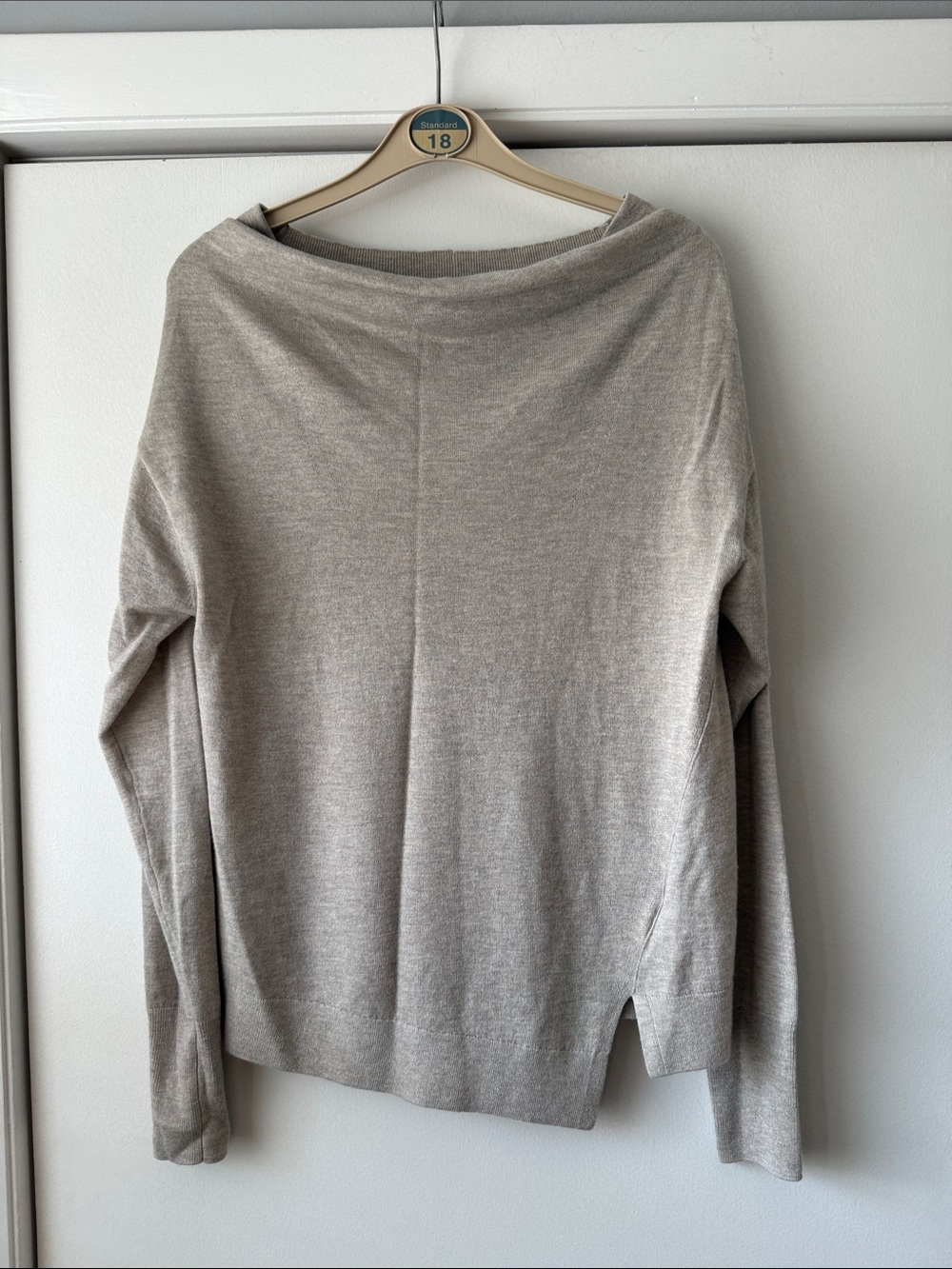 Brochu Walker Taupe Cowlneck Sweater
